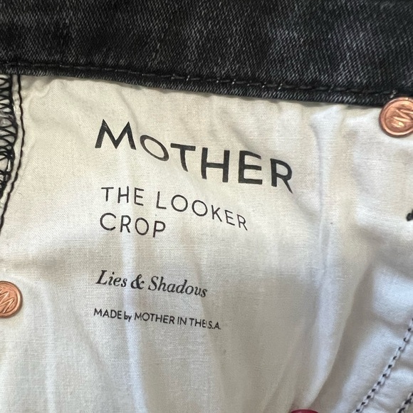 Mother The Looker Crop in Lies & Shadows - Picture 6 of 9